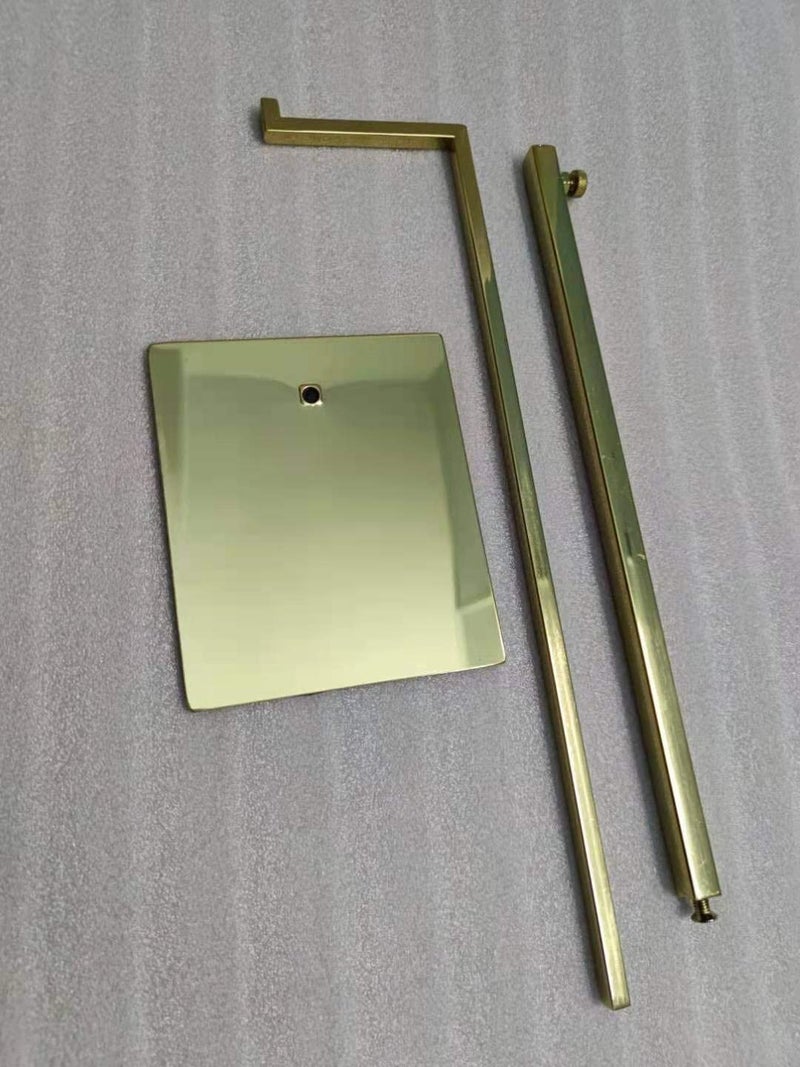 Gold Stainless Steel Adjustable handbag display stand Holder racks